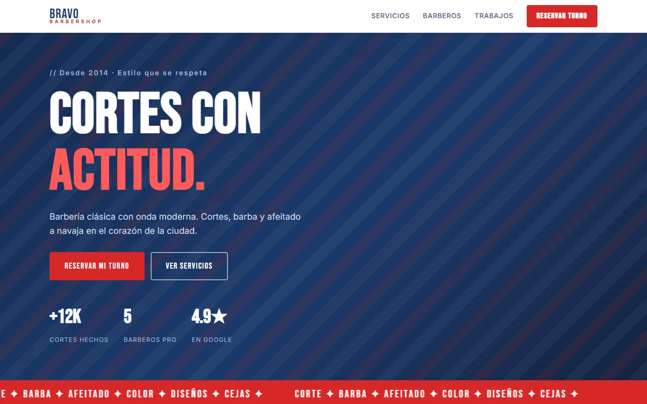 Demo barbería