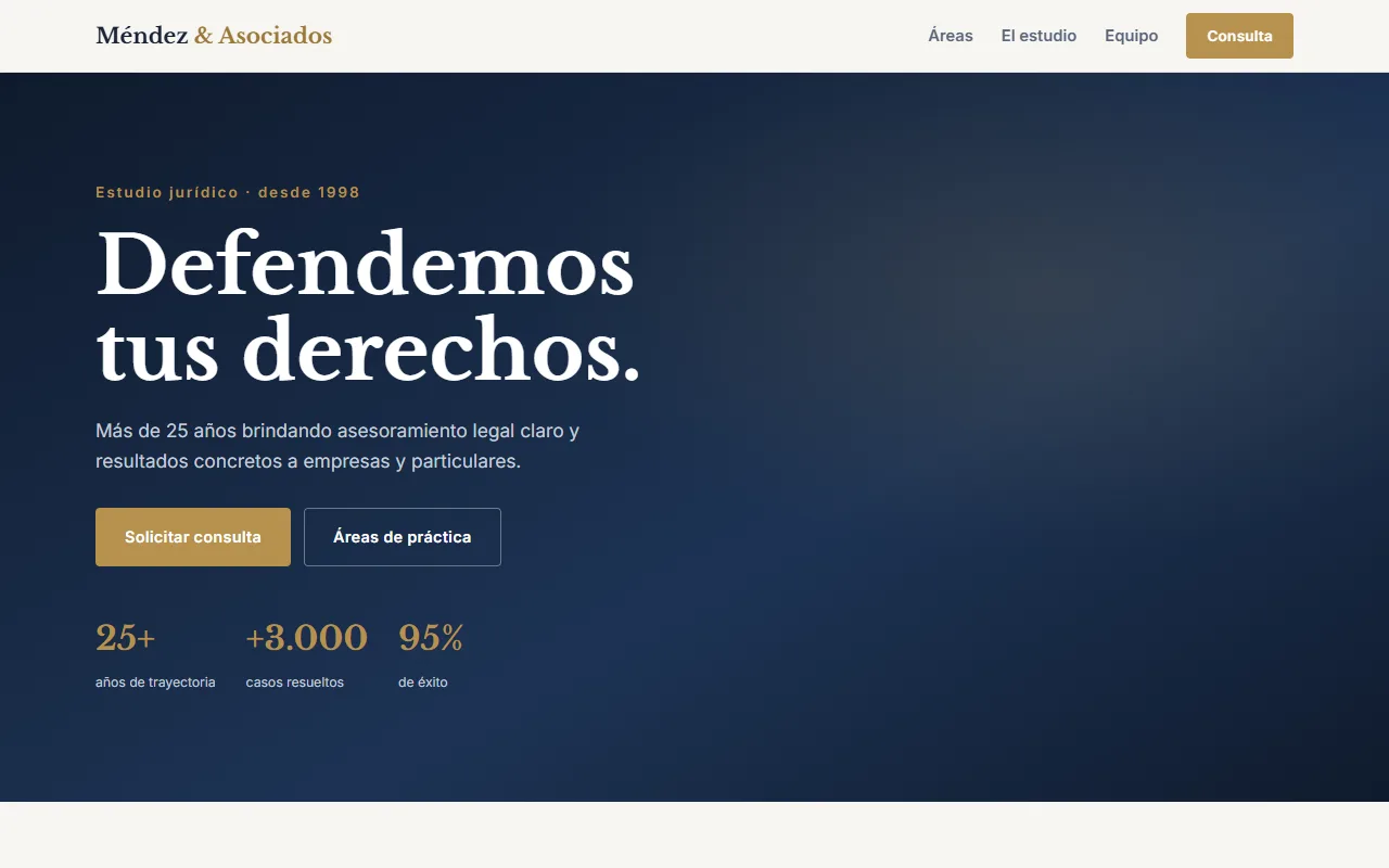 Demo estudio jurídico