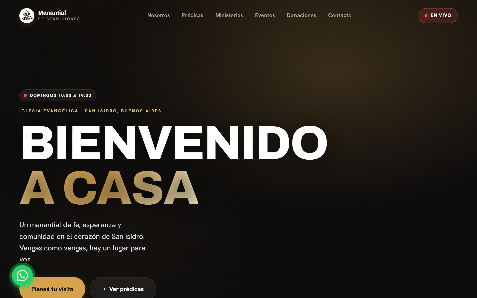 Manantial de Bendiciones — en desarrollo
