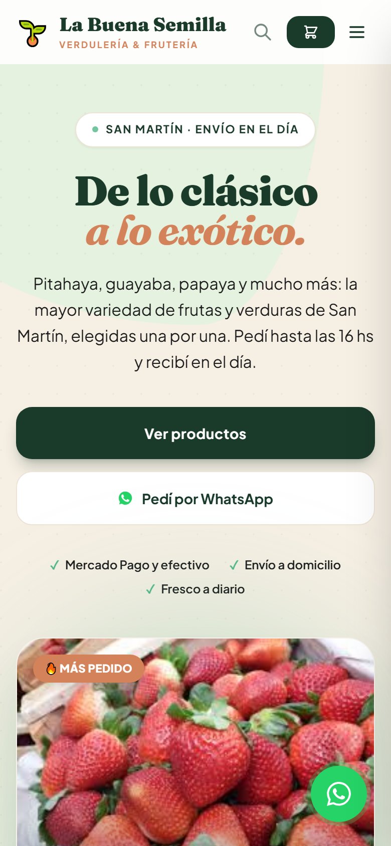 La Buena Semilla en celular