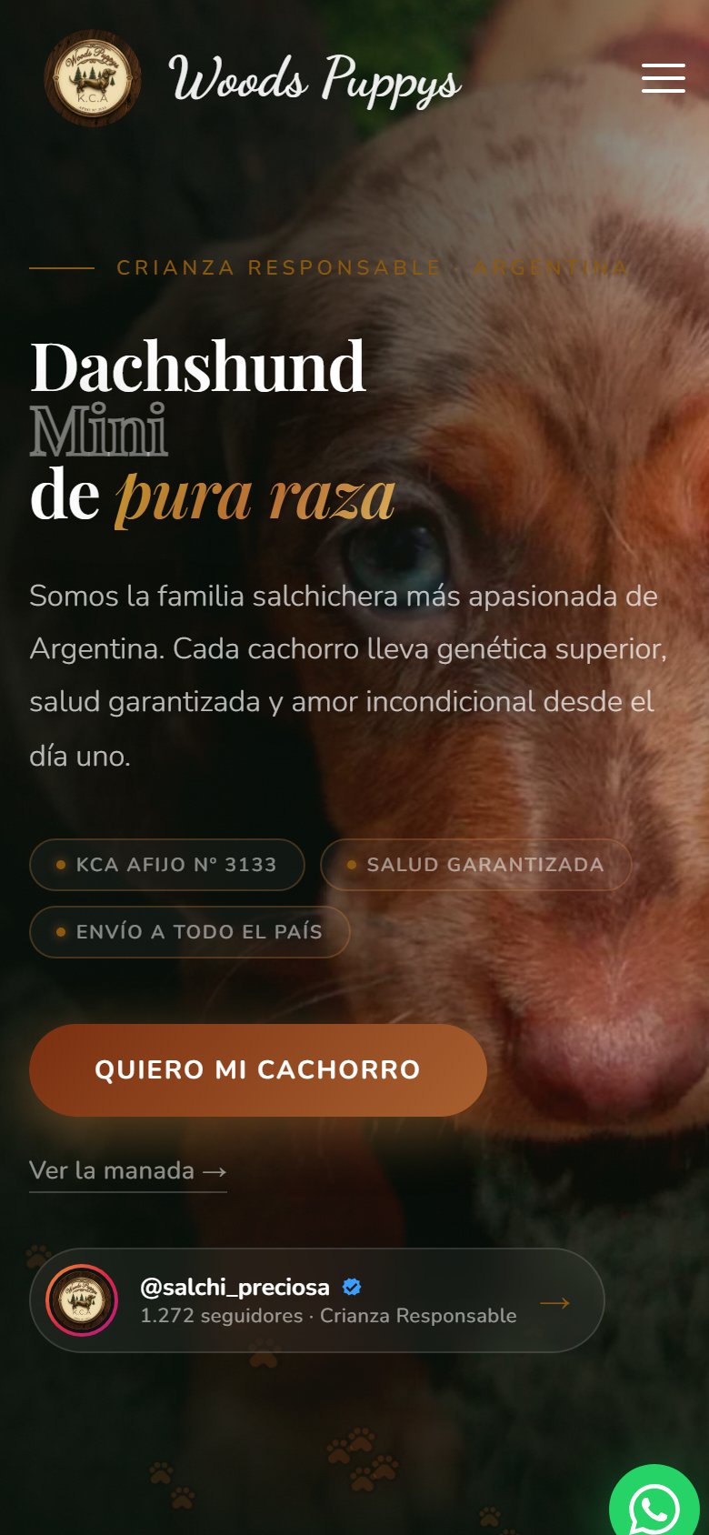 Woods Puppys en celular